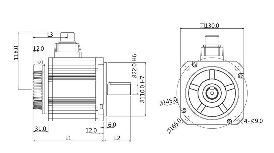 Medidas HSM-E3 1000-1500-2000W